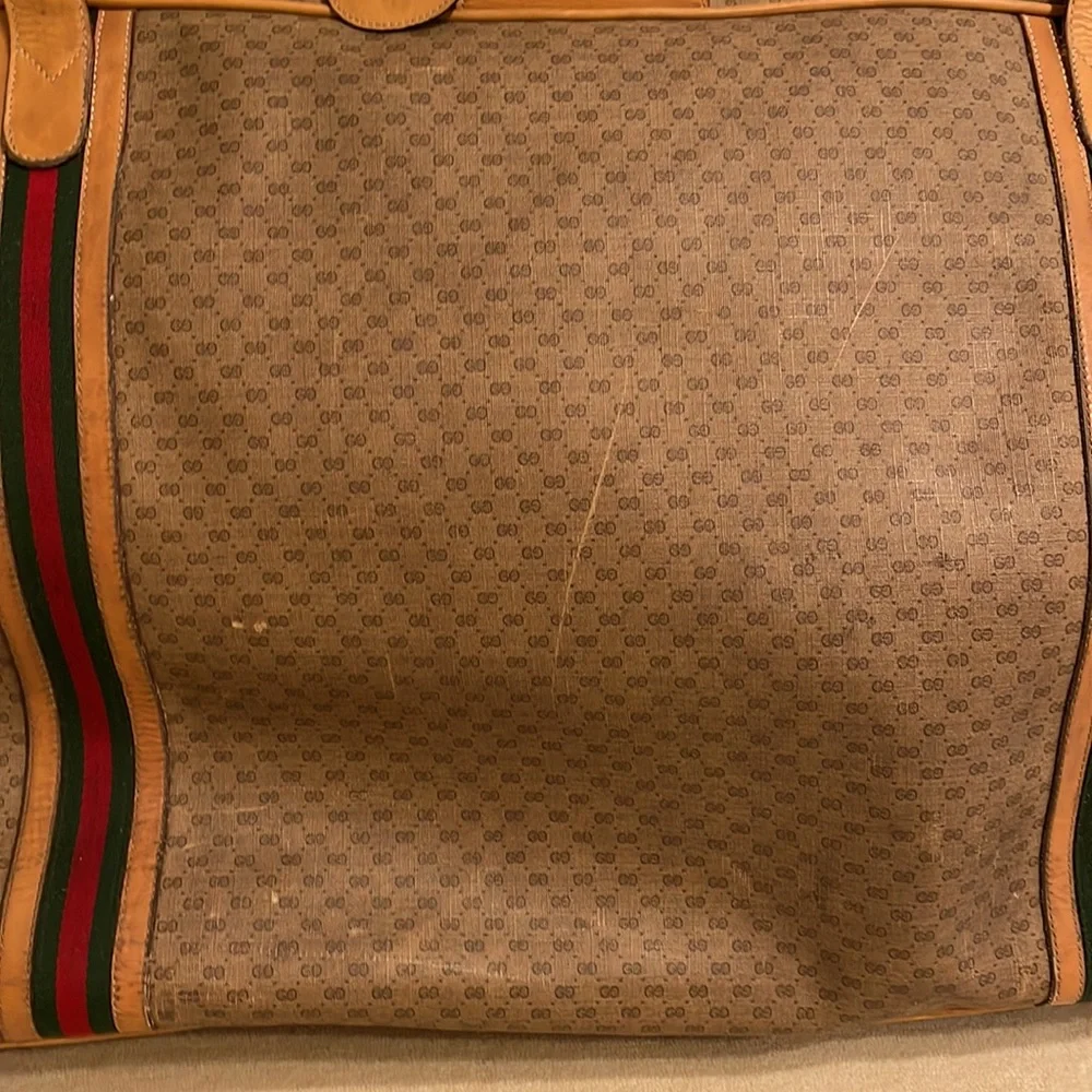 GUCCI VINTAGE large suitcase - Picture 5 of 16
